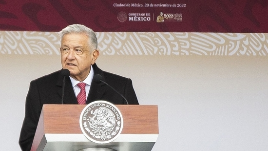 Donald Trump On Twitter: Mexican President Andres Manuel Lopez Obrador is seen. (AFP)