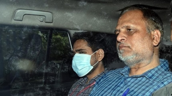 Satyendar Jain is currently lodged in the Tihar jail. (HT Photo)