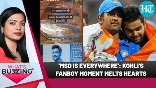 'MSD IS EVERYWHERE': KOHLI'S FANBOY MOMENT MELTS HEARTS
