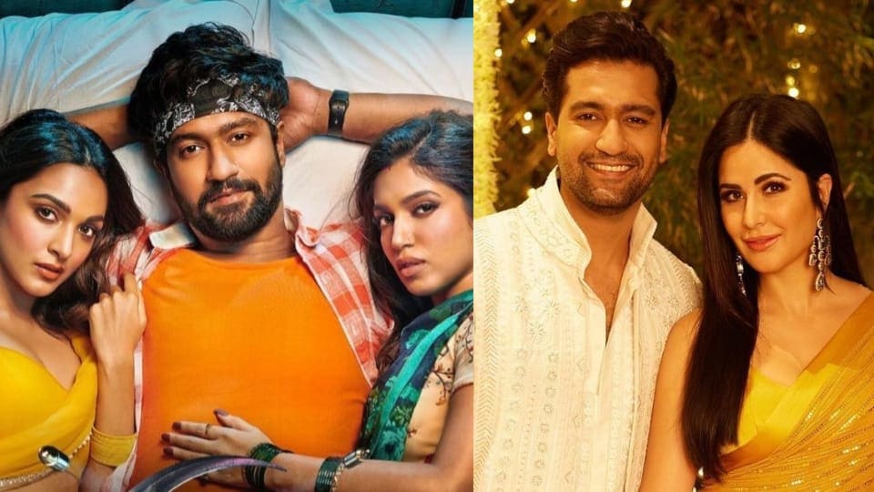 Katrina Kaif reacted to Vicky Kaushal's Govinda Naam Mera trailer with Kiara Advani and Bhumi Pednekar. Katrina Kaif reacted to Vicky Kaushal's Govinda Naam Mera trailer with Kiara Advani and Bhumi Pednekar.