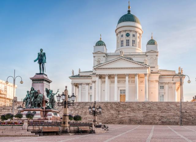 The Helsinki cathedral The Helsinki cathedral