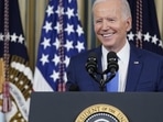 President Joe Biden speaks in the State Dining Room of the White House in Washington. President Joe Biden speaks in the State Dining Room of the White House in Washington.