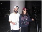 Virat Kohli, Anushka Sharma fly back to city in comfy casuals Virat Kohli, Anushka Sharma fly back to city in comfy casuals