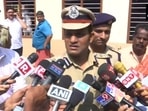 Mangaluru police commissioner N Shashi Kumar on Tuesday. Mangaluru police commissioner N Shashi Kumar on Tuesday.