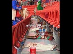 Japanese football fans clean the stadium after match.(Instagram/@ Omar Al-Farooq) Japanese football fans clean the stadium after match.(Instagram/@ Omar Al-Farooq)