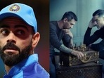Virat Kohli; Cristiano Ronaldo with Lionel Messi Virat Kohli; Cristiano Ronaldo with Lionel Messi