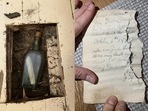 The victorian time bottle housing a 135-year-old message was found in a UK home. 
