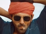 Kartik Aaryan and Kriti Sanon star together in Shehzada. Kartik Aaryan and Kriti Sanon star together in Shehzada.