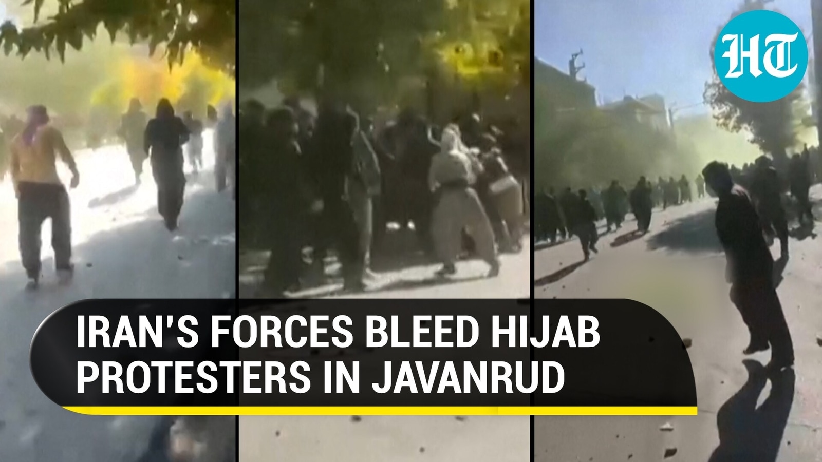 Irans Forces Unleash Machine Guns On Hijab Protesters In Javanrud Watch Hindustan Times 9851