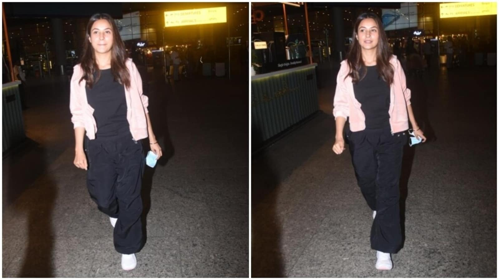 Shehnaaz Gill’s no-makeup look with a comfy airport outfit proves simple is the new cool: All pics and videos | Fashion Trends