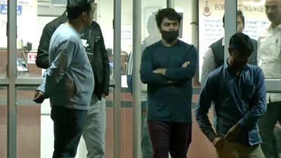Aftab Poonawalla at the Forensic Science Laboratory (FSL) office, in New Delhi on Tuesday. (ANI) Aftab Poonawalla at the Forensic Science Laboratory (FSL) office, in New Delhi on Tuesday. (ANI)
