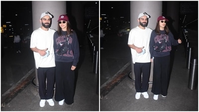 Virat Kohli, Anushka Sharma fly back to city in comfy casuals (HT Photos/Varinder Chawla) Virat Kohli, Anushka Sharma fly back to city in comfy casuals (HT Photos/Varinder Chawla)