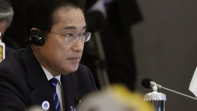 Japanese Prime Minister Fumio Kishida is seen. (AP)