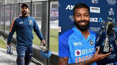 Dinesh Karthik; Hardik Pandya Dinesh Karthik; Hardik Pandya