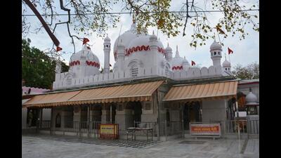 Authorities were told to prepare a plan for on old age home being constructed on the premises of Mansa Devi Temple. (HT FIle)