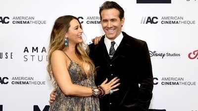 Blake Lively and Ryan Reynolds at the American Cinematheque Awards. Blake Lively and Ryan Reynolds at the American Cinematheque Awards.