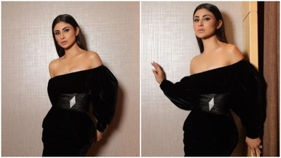 Mouni Roy is slaying like a queen. The actor made our Tuesday better with a fresh set of pictures of herself decked up to slay a party in style. Keeping in mind the upcoming winter season, Mouni merged winter wear and party fashion goals into a stunning attire. Take a look at her pictures here. (Instagram/@imouniroy) Mouni Roy is slaying like a queen. The actor made our Tuesday better with a fresh set of pictures of herself decked up to slay a party in style. Keeping in mind the upcoming winter season, Mouni merged winter wear and party fashion goals into a stunning attire. Take a look at her pictures here. (Instagram/@imouniroy)
