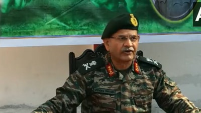 Lieutenant General Upendra Dwivedi, the general officer commanding-in-chief of the Northern Command. (ANI video grab) Lieutenant General Upendra Dwivedi, the general officer commanding-in-chief of the Northern Command. (ANI video grab)