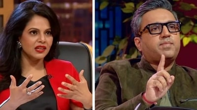 Namita Thapar and Ashneer Grover had featured in Shark Tank last season. Namita Thapar and Ashneer Grover had featured in Shark Tank last season.