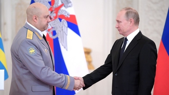 Russia-Ukraine War: Sergei Surovkin seen with Vladimir Putin. 