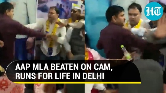 Delhi: AAP MLA roughed up by workers, runs to escape beating; Refutes BJP charge