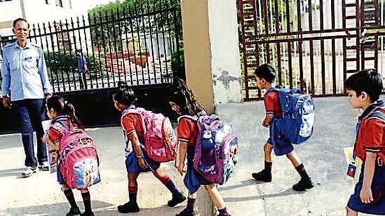 Nursery admission process in Delhi's private schools to begin from December 1(HT Archive)