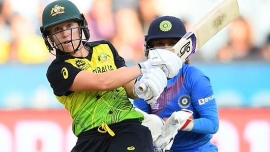 Alyssa Healy in action. Alyssa Healy in action.