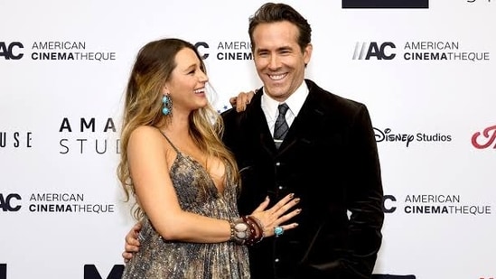 Blake Lively and Ryan Reynolds at the American Cinematheque Awards.