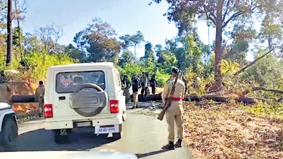 An Assam forest guard was among those who were killed in the firing at the border with Meghalaya on Tuesday. (HT photo) An Assam forest guard was among those who were killed in the firing at the border with Meghalaya on Tuesday. (HT photo)