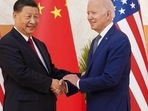 China-Taiwan Conflict: US President Joe Biden shakes hands with Chinese President Xi Jinping. China-Taiwan Conflict: US President Joe Biden shakes hands with Chinese President Xi Jinping.