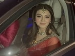 Hansika Motwani on her way to Mata Ki Chowki.