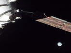 Earthrise captured by Orion spacecraft(screengrab/ Nasa) Earthrise captured by Orion spacecraft(screengrab/ Nasa)