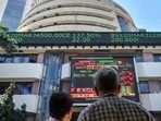 People watch the Sensex on a screen outside Bombay Stock Exchange (BSE) in Mumbai. (PTI File Photo) People watch the Sensex on a screen outside Bombay Stock Exchange (BSE) in Mumbai. (PTI File Photo)