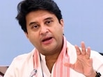 Union minister for civil aviation Jyotiraditya Scindia. (ANI Photo) Union minister for civil aviation Jyotiraditya Scindia. (ANI Photo)