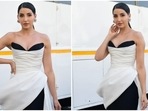 Nora Fatehi poses in a magical strapless gown on the sets of Jhalak Dikhhla Jaa 10. (HT Photo/Varinder Chawla) Nora Fatehi poses in a magical strapless gown on the sets of Jhalak Dikhhla Jaa 10. (HT Photo/Varinder Chawla)