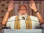 PM Modi inaugurates Kashi Tamil Sangamam in Varanasi.(PTI) PM Modi inaugurates Kashi Tamil Sangamam in Varanasi.(PTI)
