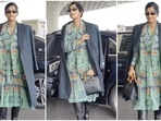 Sonam Kapoor puts a classy twist to airport fashion in a winter-ready chic layered outfit. (Instagram) Sonam Kapoor puts a classy twist to airport fashion in a winter-ready chic layered outfit. (Instagram)