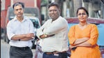 Mumbai, India - November 22, 2022: Citizens Shrikant Shenoy, Urich Kamath and Meenal Vagal, who got the order from Bombay High Court to remove illegal encroachments from BMC's Mumbai, India - November 22, 2022: Citizens Shrikant Shenoy, Urich Kamath and Meenal Vagal, who got the order from Bombay High Court to remove illegal encroachments from BMC's