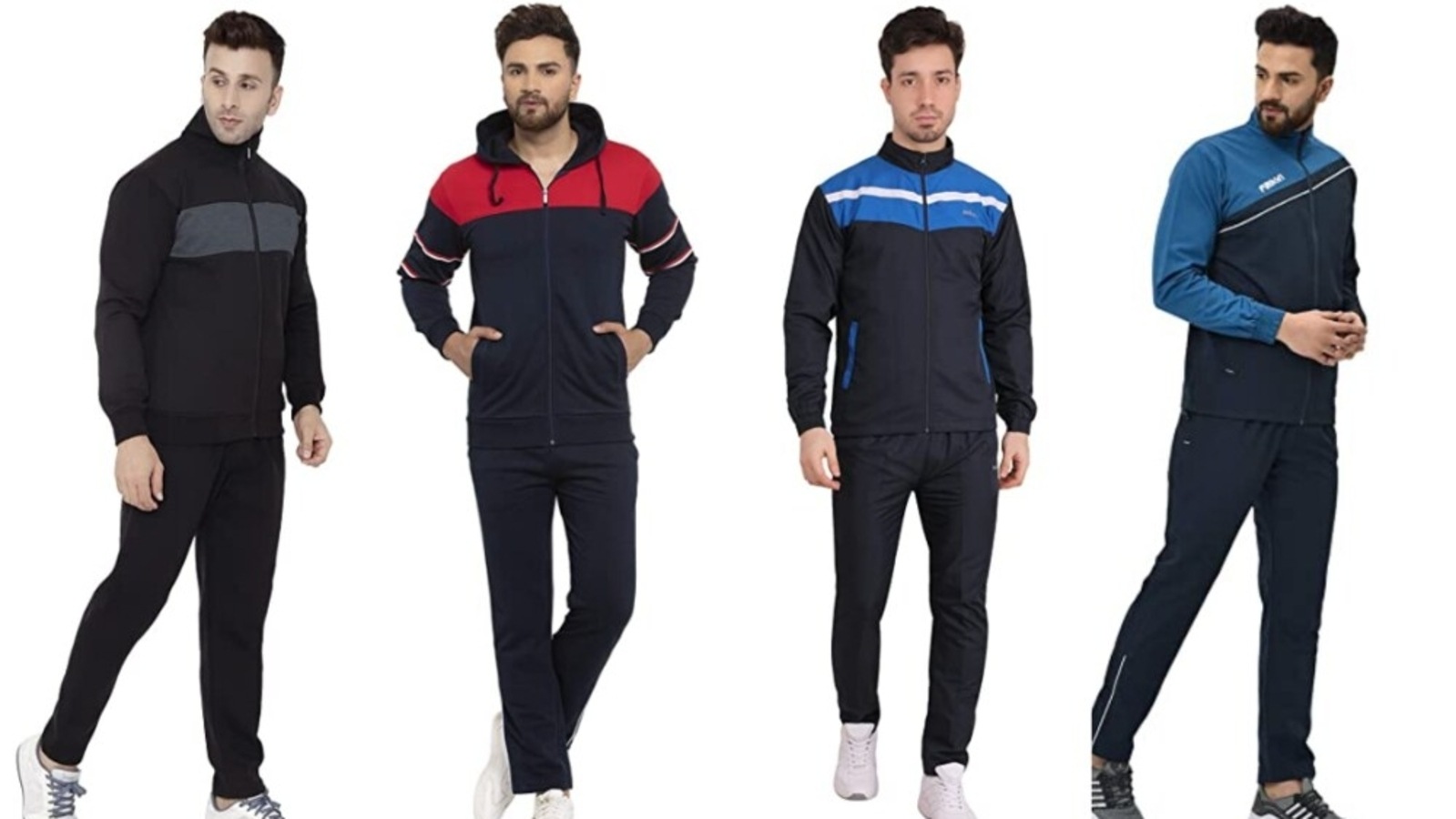 Mens Sweatsuits 2 Piece Jacket Tracksuit Sets Casual Pants Jogging Suits |  eBay