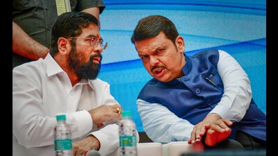 Eknath Shinde, Devendra Fadnavis lead faction is likely to gain, considering that the party may have a long list of aspirants. (HT FILE PHOTO) Eknath Shinde, Devendra Fadnavis lead faction is likely to gain, considering that the party may have a long list of aspirants. (HT FILE PHOTO)