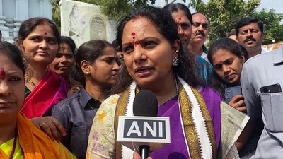 TRS MLC K Kavitha. (File photo) (ANI)