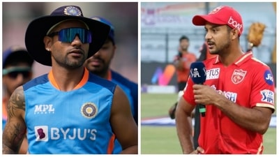 Shikhar Dhawan recently replaced opener Mayank Agarwal as the leader of the Punjab Kings (PBKS) franchise. (IPL-AP) Shikhar Dhawan recently replaced opener Mayank Agarwal as the leader of the Punjab Kings (PBKS) franchise. (IPL-AP)