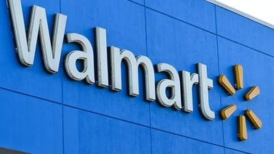 Virginia Shooting: The Walmart logo is seen outside a Walmart store. (AFP)