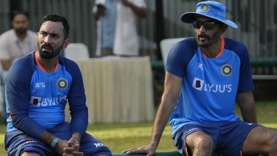 Indian cricketer Dinesh Karthik waits for his turn to bat during a practice session (AP) Indian cricketer Dinesh Karthik waits for his turn to bat during a practice session (AP)