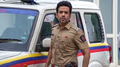 Tusshar Kapoor in a still from his upcoming film Maarrich. Tusshar Kapoor in a still from his upcoming film Maarrich.