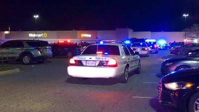 Virginia Shooting: Virginia police respond to the scene of a fatal shooting at a Walmart in Chesapeake. (AP) Virginia Shooting: Virginia police respond to the scene of a fatal shooting at a Walmart in Chesapeake. (AP)