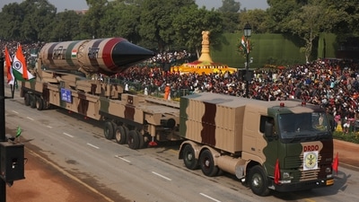 India on Wednesday test fired intermediate-range ballistic missile Agni-3 from APJ Abdul Kalam Island, Odisha (HT File Photo) India on Wednesday test fired intermediate-range ballistic missile Agni-3 from APJ Abdul Kalam Island, Odisha (HT File Photo)
