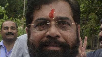 Thane, India - October 24, 2019: Shivsena Candidate Eknath Shinde Won from Kopari-Panchpakhadi 147 constituency Thane, India, on Thursday, October 24, 2019.( Praful Gangurde/HT Photo) (HT PHOTO) Thane, India - October 24, 2019: Shivsena Candidate Eknath Shinde Won from Kopari-Panchpakhadi 147 constituency Thane, India, on Thursday, October 24, 2019.( Praful Gangurde/HT Photo) (HT PHOTO)
