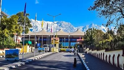 The airstrip of Gaggal airport in Kangra is 1,370 metres. The expansion plan proposes to increase the length to 3,010 metres. (HT file photo) The airstrip of Gaggal airport in Kangra is 1,370 metres. The expansion plan proposes to increase the length to 3,010 metres. (HT file photo)