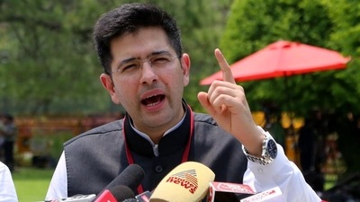 Aam Aadmi Party (AAP) Rajya Sabha MP Raghav Chadha. (File Photo) Aam Aadmi Party (AAP) Rajya Sabha MP Raghav Chadha. (File Photo)